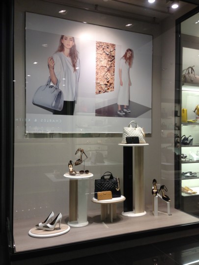 Charles & Keith - Futuristic Store Fixtures